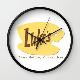 Luke's Diner Wall Clock | Gilmoregirls, Lorelai, Diner, Starshallow, Graphicdesign, Rory, Gilmore, Coffee, Coffeequote 