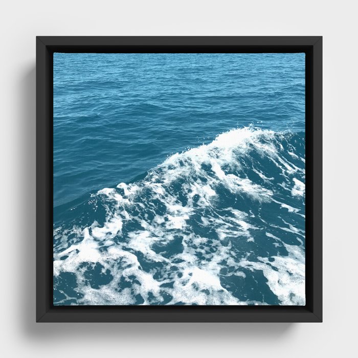 Ocean Sea Wave Framed Canvas