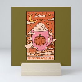 Pumpkin Spice Tarot Card Mini Art Print