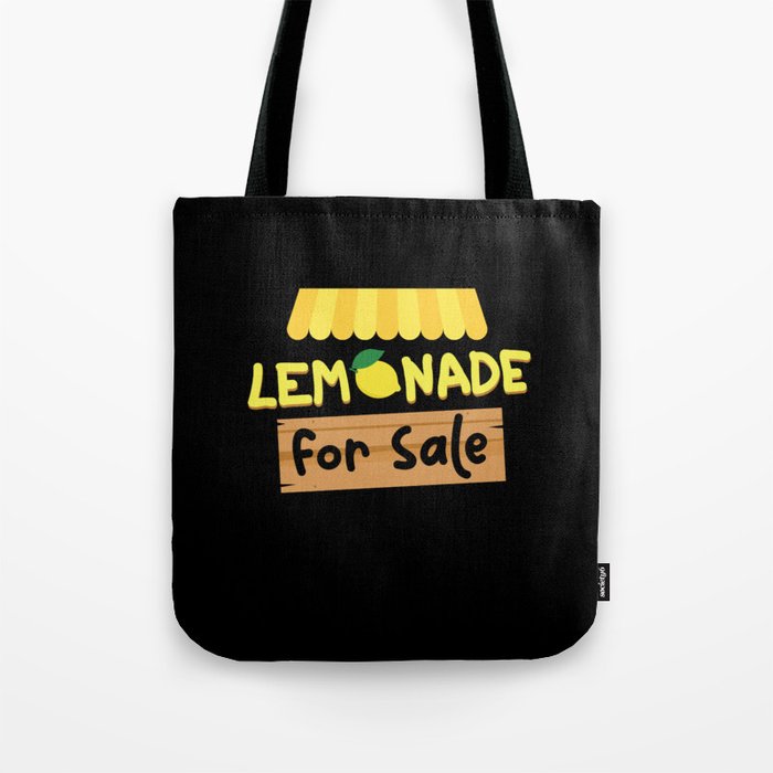Lemonade For Sale Lemonade Tote Bag