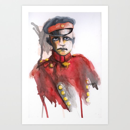 le petit Rouge (Little Red) Art Print