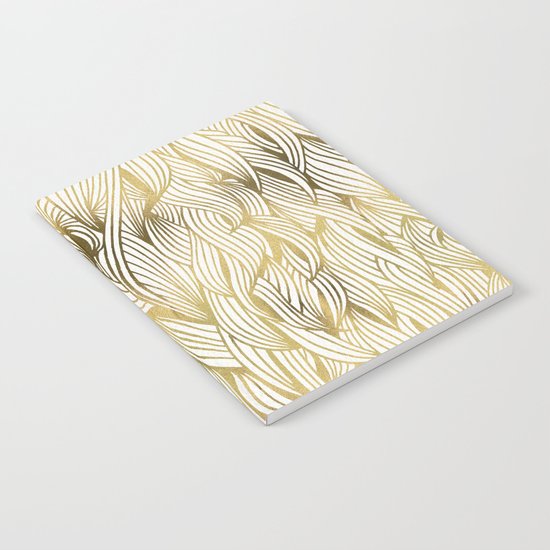 Golden Waves Notebook