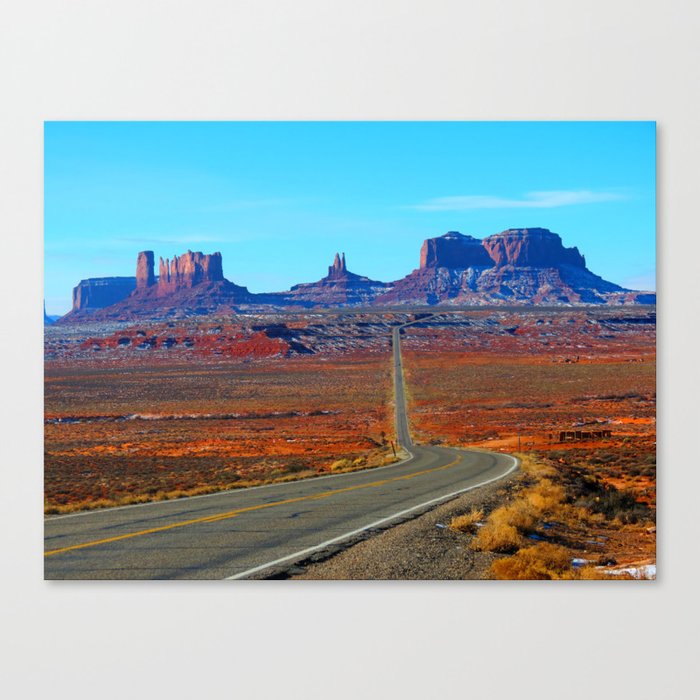 Classic Road Runner View Canvas Print