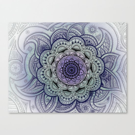 Mandala Purple Canvas Print