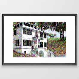 golf house colors Framed Art Print