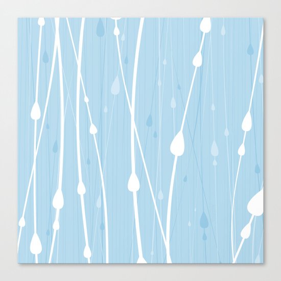 Rain Water by Friztin Canvas Print