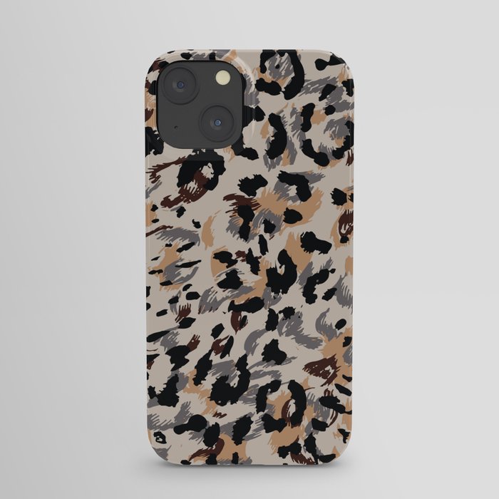 Leopard pattern, jaguar pattern, animal fur iPhone Case