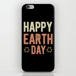Happy Earth Day iPhone Skin