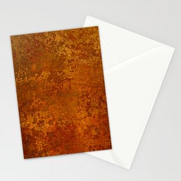 Vintage Copper Rust, Minimalist Art Stationery Card