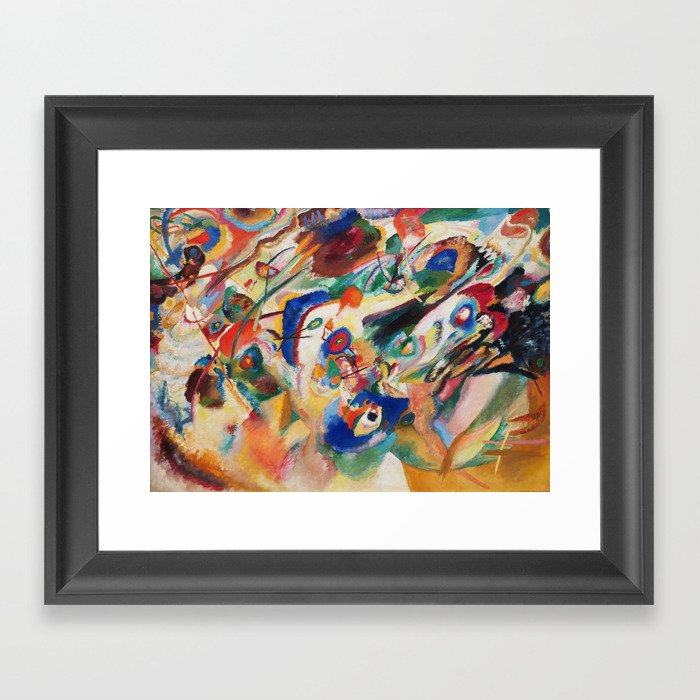 Kandinsky Sketch 2 for Composition 7 Framed Art Print