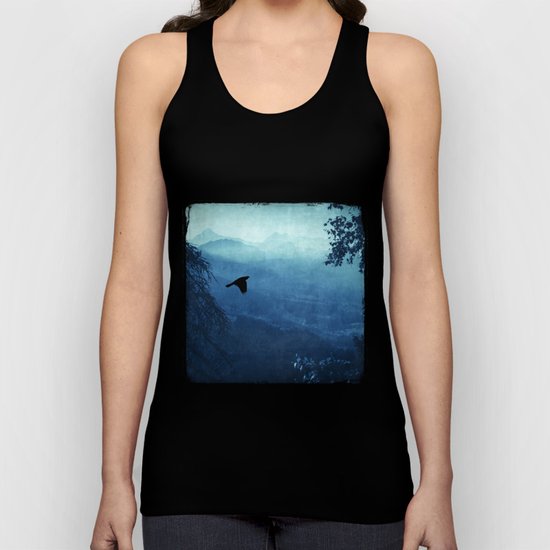 Blue Mountain Haze Unisex Tank Top