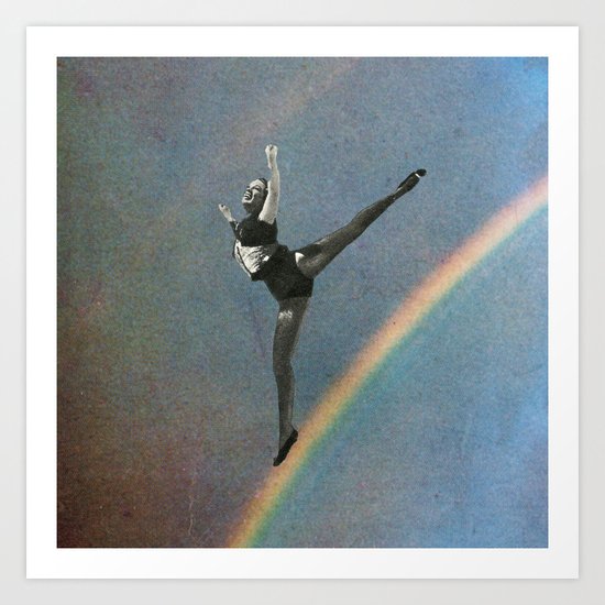 flying dance 2 Art Print
