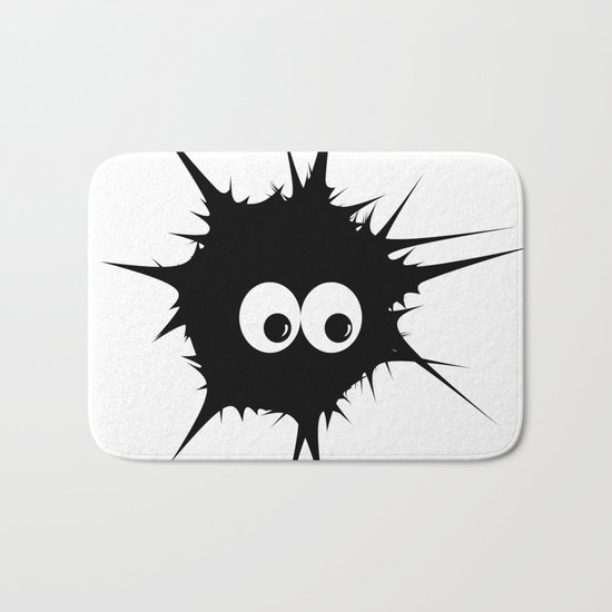 Cute monster furry Bath Mat