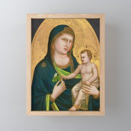 Madonna and Child by Giotto Framed Mini Art Print