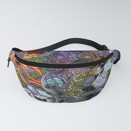 Cryptid Creatures and Mysterious Monsters Fanny Pack