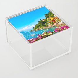 Positano, Italy, Beach Vacation, Summer Day Acrylic Box