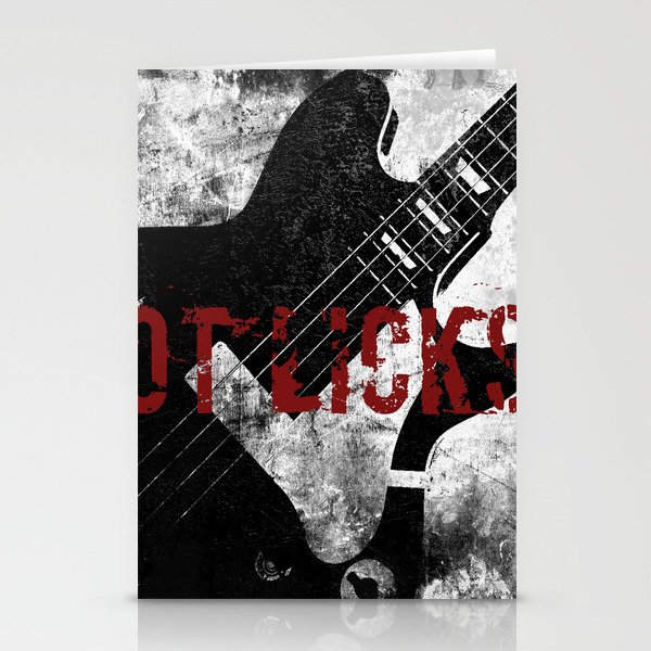 Rock n' Roll Guitar Stationery Cards