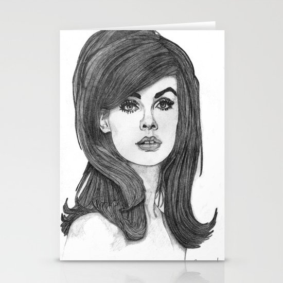 Jean Shrimpton Stationery Cards