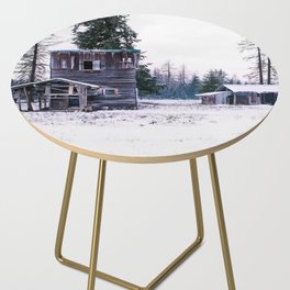 Abandoned Cabin Side Table