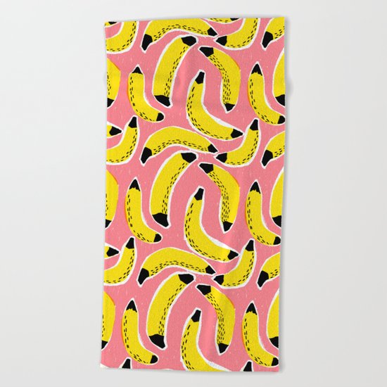 Bananas! Beach Towel