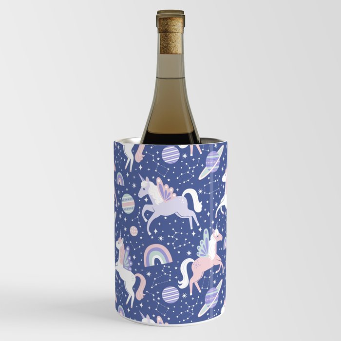 Candy Coated Space Unicorns Wine Chiller