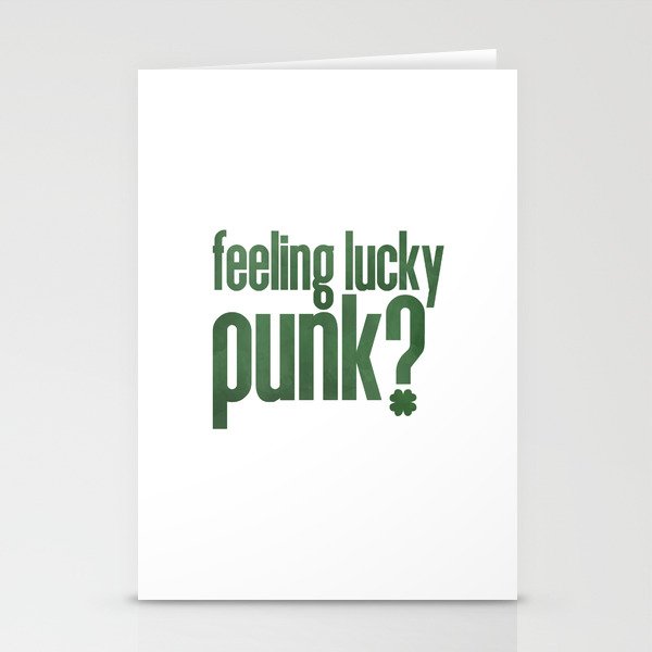 Feeling Lucky Punk? Stationery Cards