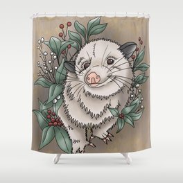 Possum Love Shower Curtain