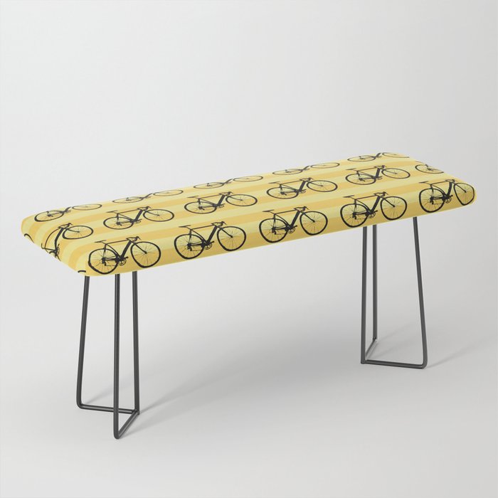 Bicycle pattern Bench