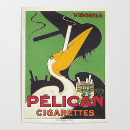 Vintage poster - Pelican Cigarettes Poster