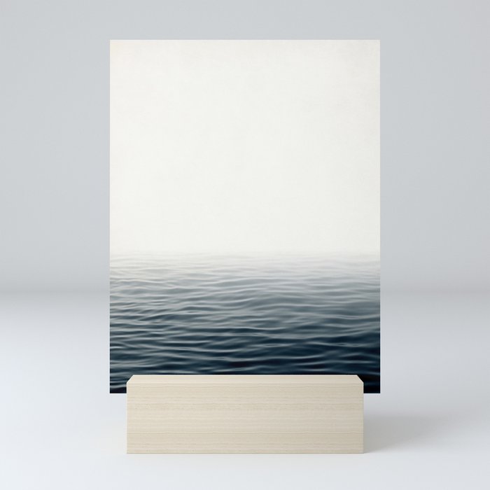 Misty Sea I - Abstract Waterscape Mini Art Print