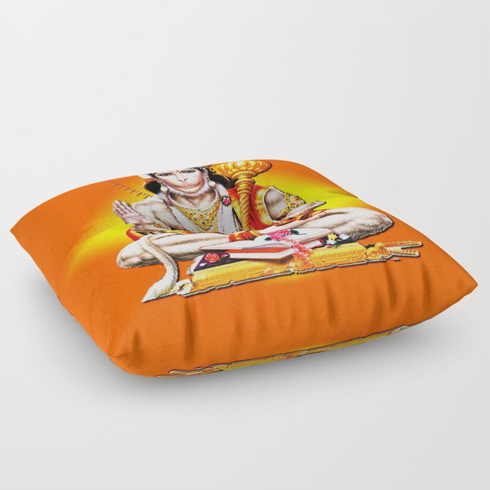 Hindu - Hanuman 2 Floor Pillow by jamesmichals | Society6 Hindu - Hanuman 2 Floor Pillow by jamesmichals