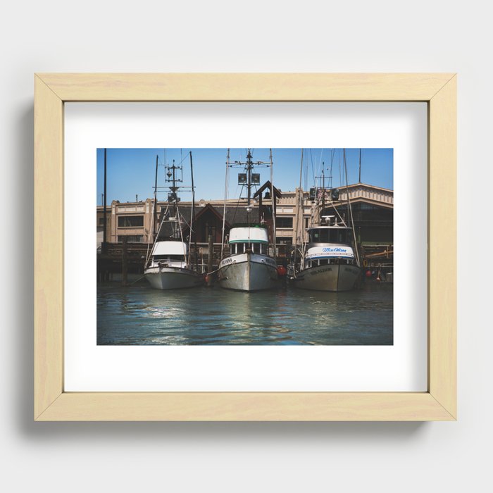 Harbor Line Recessed Framed Print