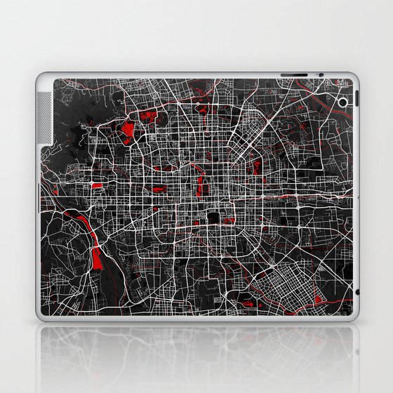 Beijing City Map of China - Oriental Laptop & iPad Skin