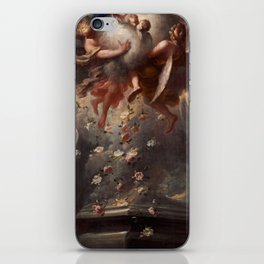 Angels and Flowers Renaissance Art Detail iPhone Skin