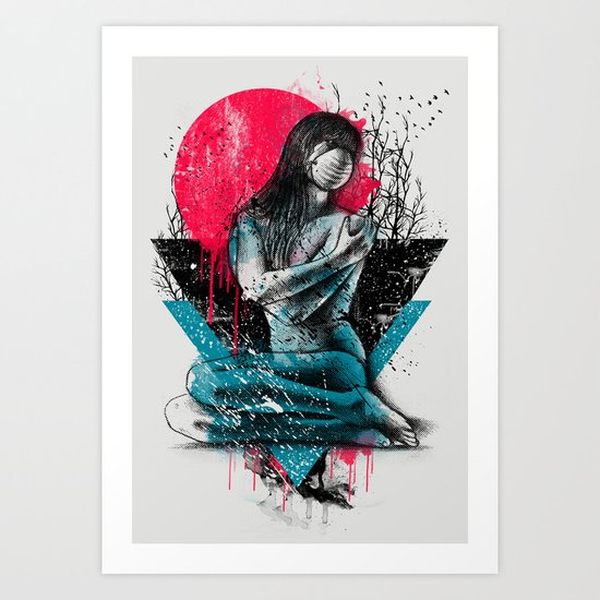 Suffocated Art Print