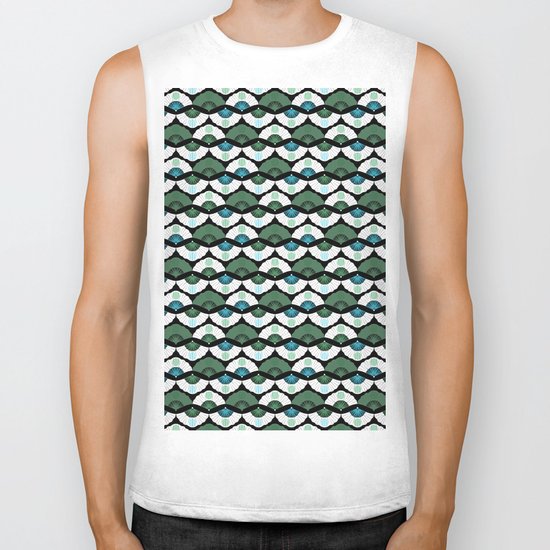 Green Vintage Biker Tank