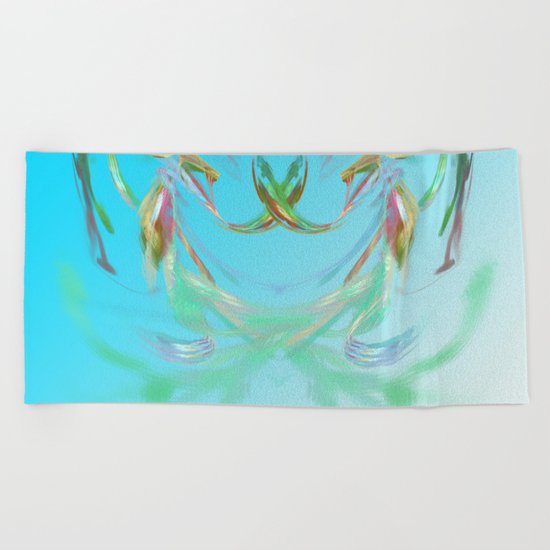 flower of love Beach Towel