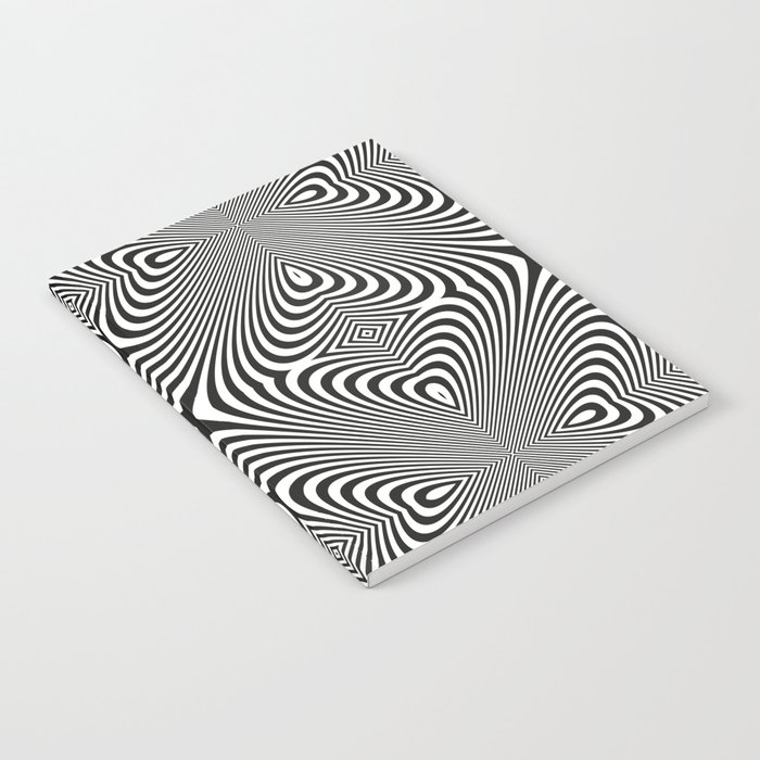 Op art /Abstract / psychedelic Notebook