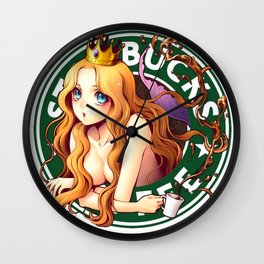 Coffee Anime Wall Clock
