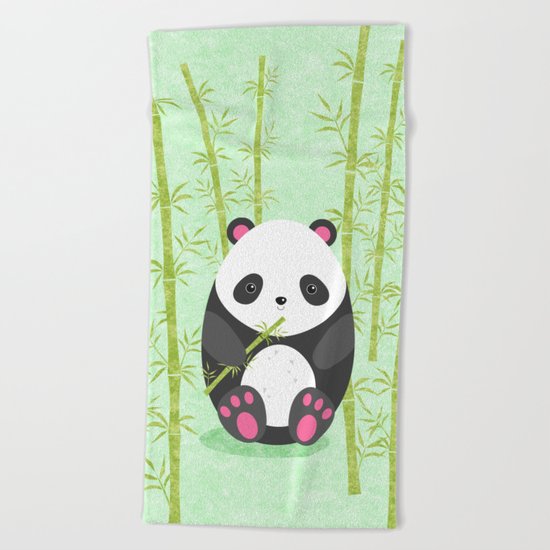 Panda Beach Towel