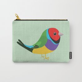 Cute gouldian finch Carry-All Pouch