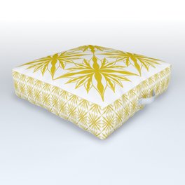 Mandala Sun Tile 2.0 Yellow Outdoor Floor Cushion
