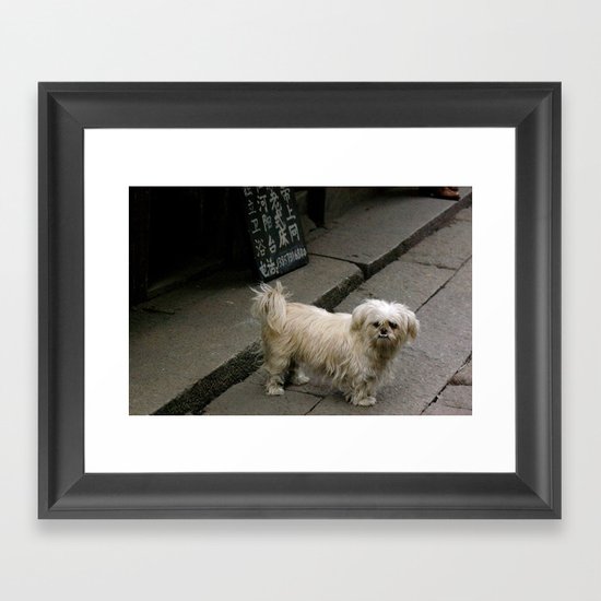 Fangs Framed Art Print