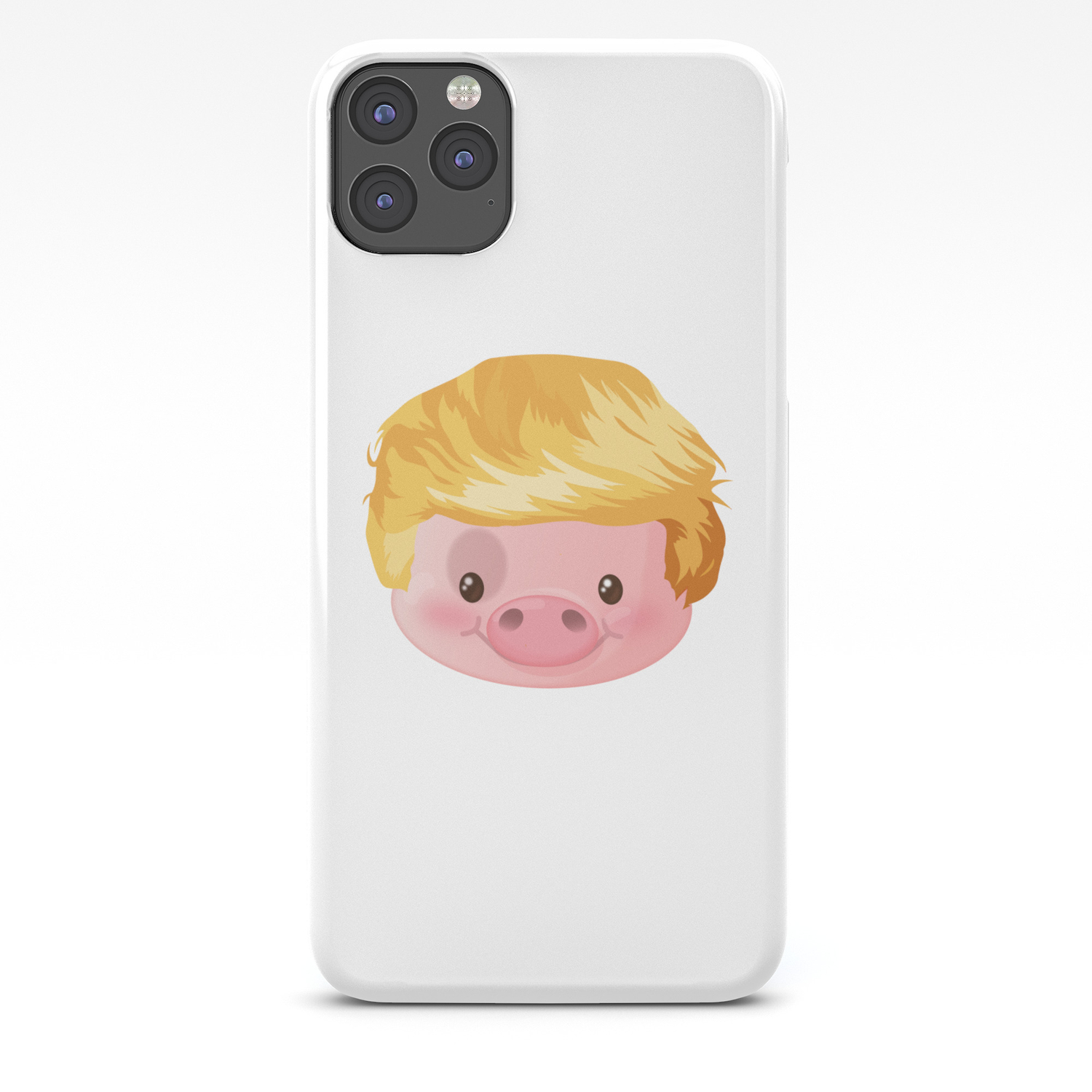 Kawaii Trump Pig Chinese Zodiac Year Of Pig 2019 Iphone Case By Irenekohstudio Society6