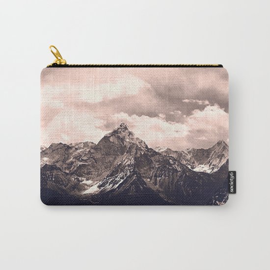 Pink Mountain Carry-All Pouch
