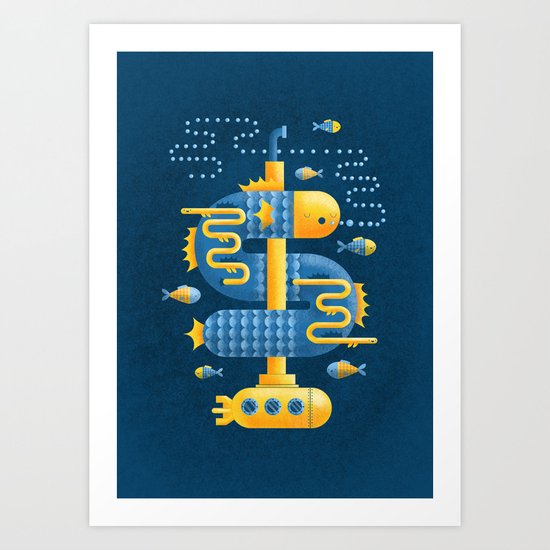 Deep Sea Art Print