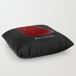 Red and Black Floor Pillow