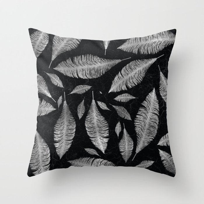 Black top feather pillows