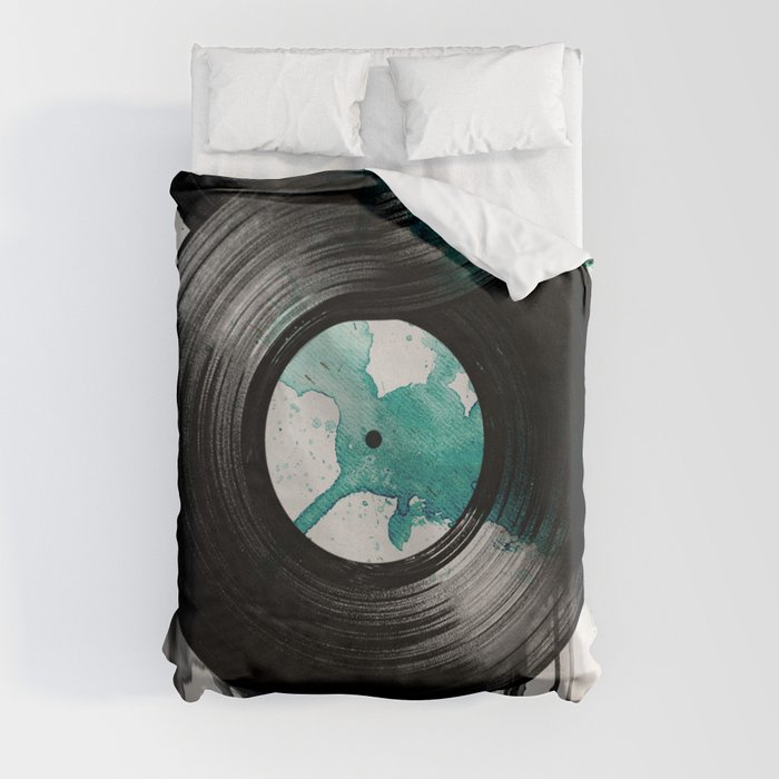 infinite vinyl Duvet Cover