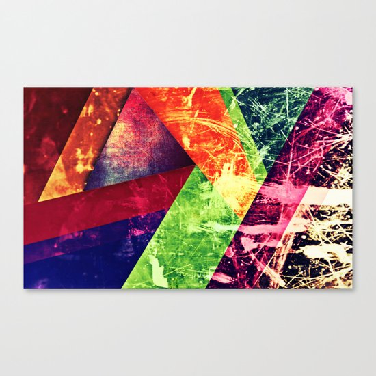 Through colour Canvas Print